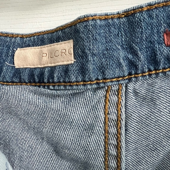 Anthropologie Light Denim Pilcro Shorts - Picture 2 of 2